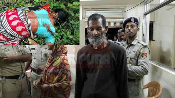 60 years husband arrested from Border area after killing his first wife